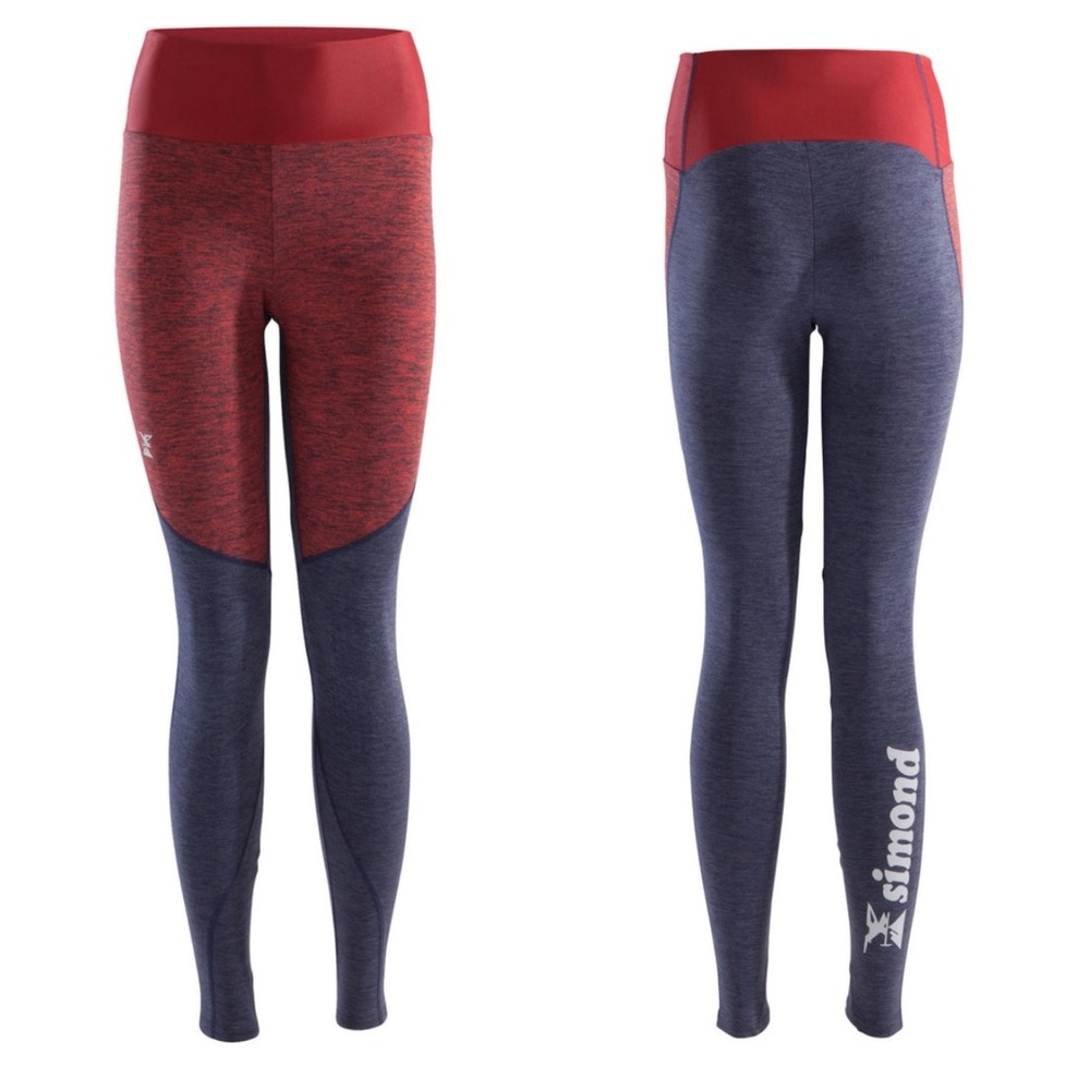SIMOND 2-Toned Athletic Climbing Leggings Women’s Size Small
